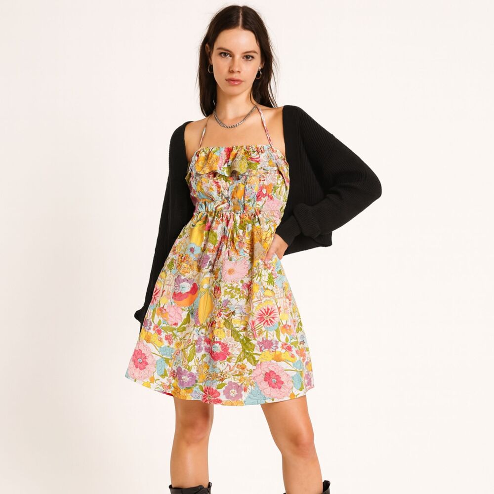 Liberty Of London For Target Floral Y2K Mini Slip Dress   Women's Size XS